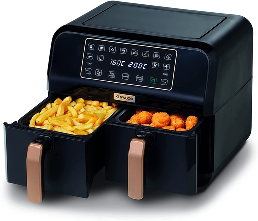[HFP70.000BK] Air Fryer Double 4L+4L 1700W Black HFP70.000BK