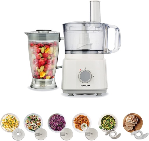 [FDP03.C0WH] FOOD PROCESSOR 8 attachments 2 speeds 750W White FDP03.C0WH