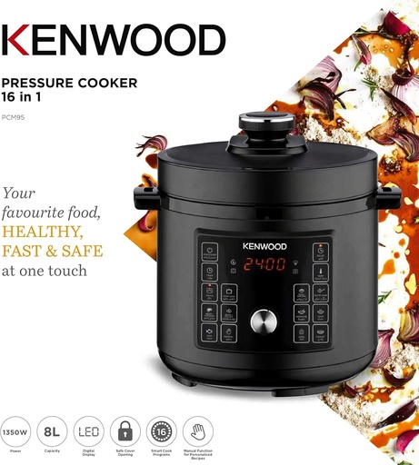 [PCM95.000BK] Multi Cooker 8L 1300W PCM95.000BK