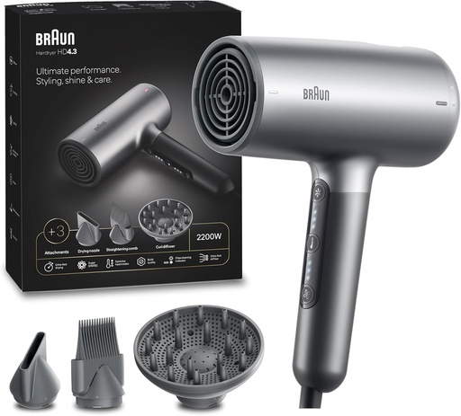 [BRHD435SDE] Hair Dryer 2200w grey BRHD435SDE